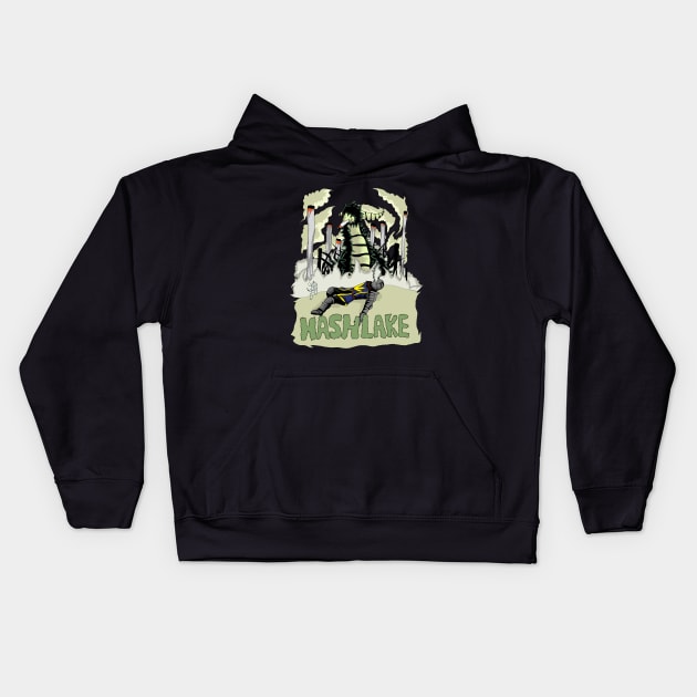 HASH LAKE Kids Hoodie by GurrenSwagann